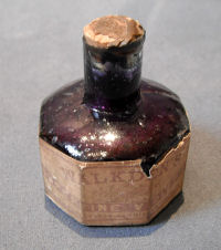 Bottle of Walkdens Violet Ink   BJ96